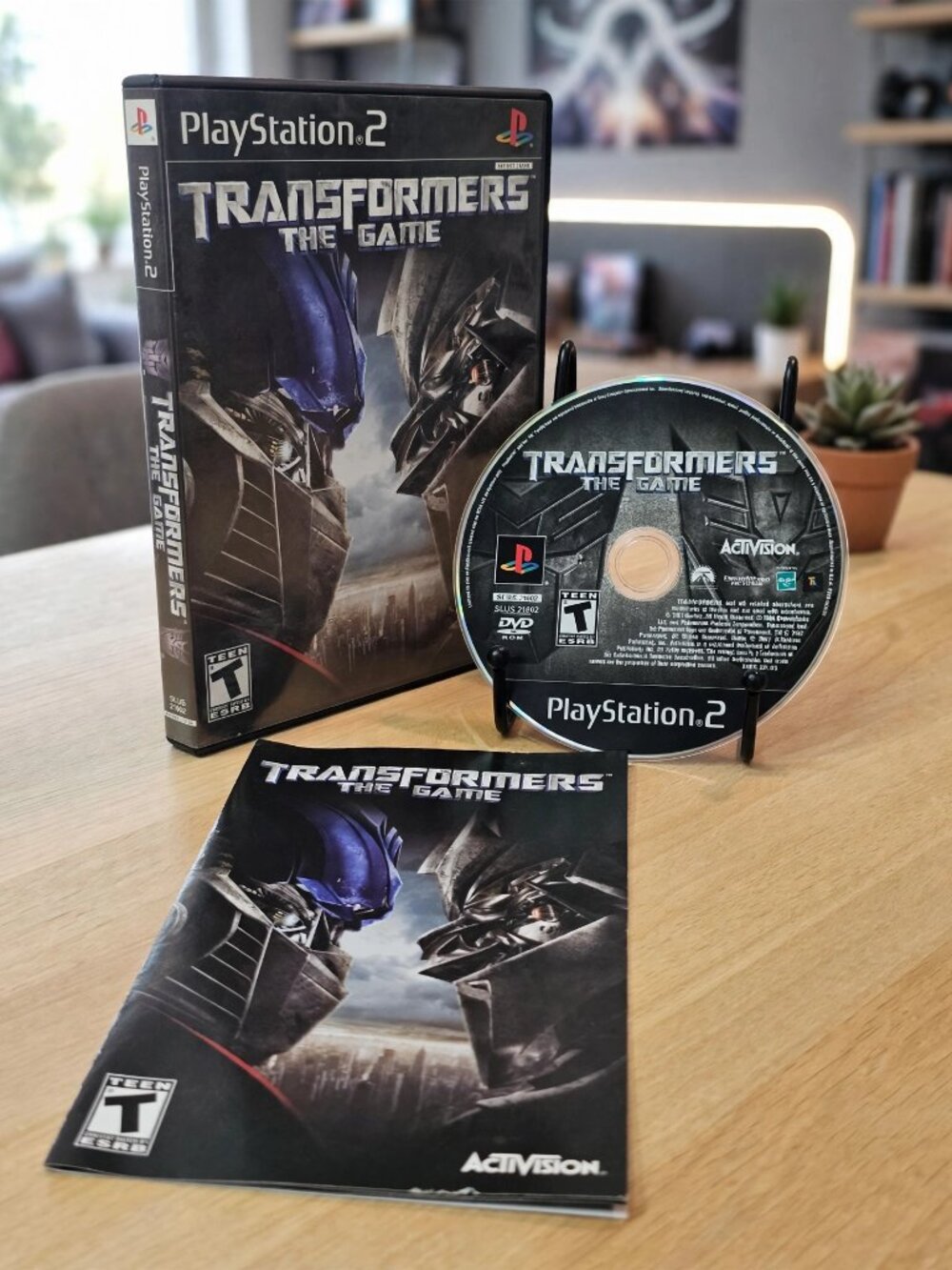 Transformers The Game PS2 PlayStation 2 2007 Activision Disc Complete Tested